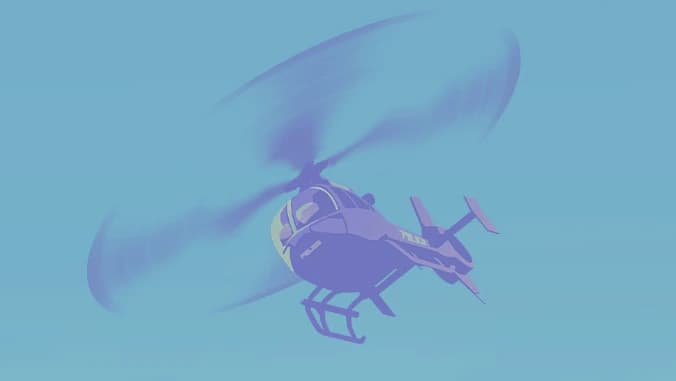 Unnamed GTA VI Eurocopter EC135-inspired police helicopter