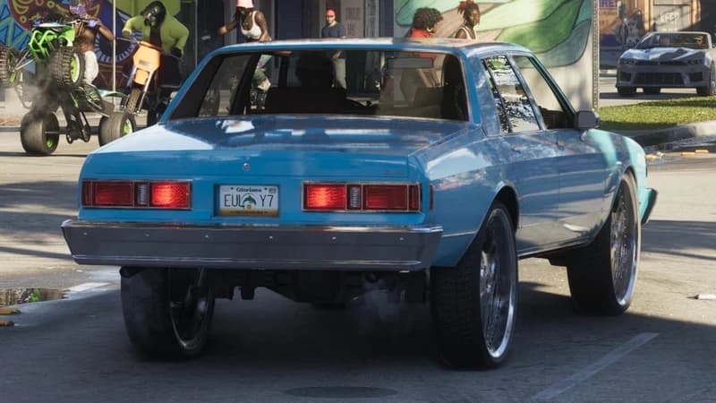 Unnamed GTA VI Impaler LX donked-out car