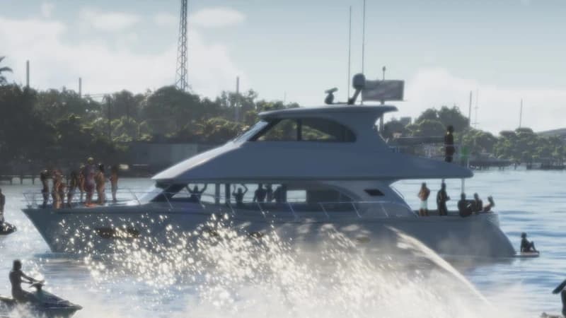 Unnamed GTA VI Horizon PC60-inspired yacht