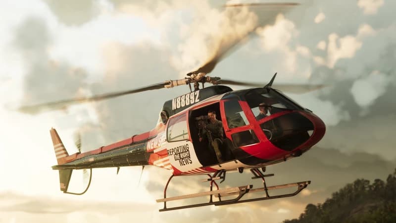 Unnamed GTA VI Weazel News helicopter